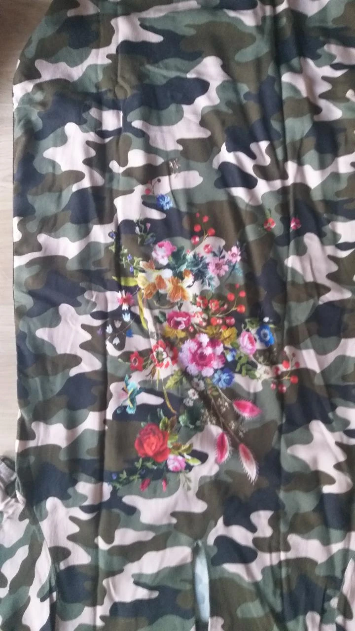 Nice dress by Geisha - size 42 - bold camouflage print – photo 3